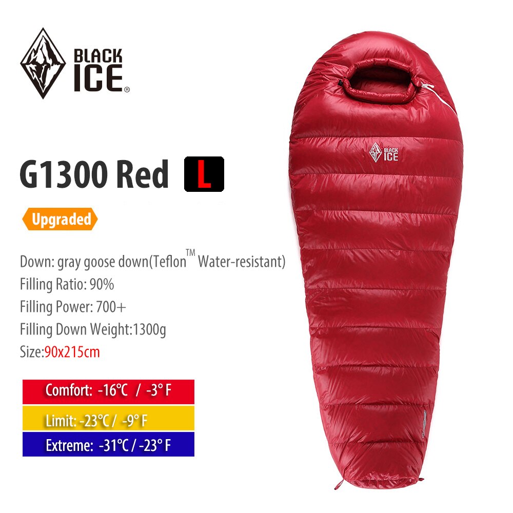 Ultralight Mummy 90% Goose Down Sleeping Bag