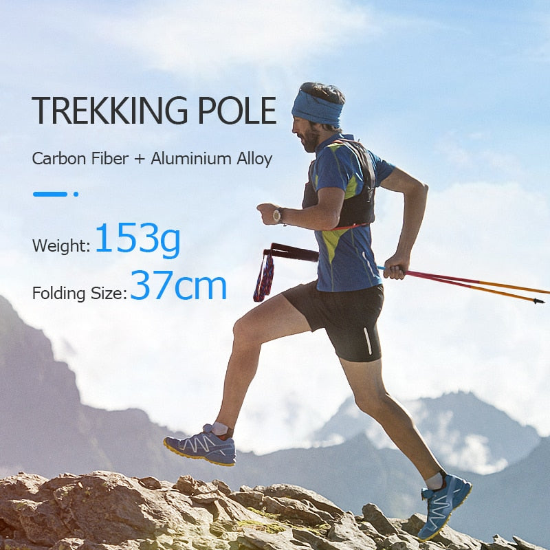 Lightweight Folding Collapsible Quick Lock Trekking Pole