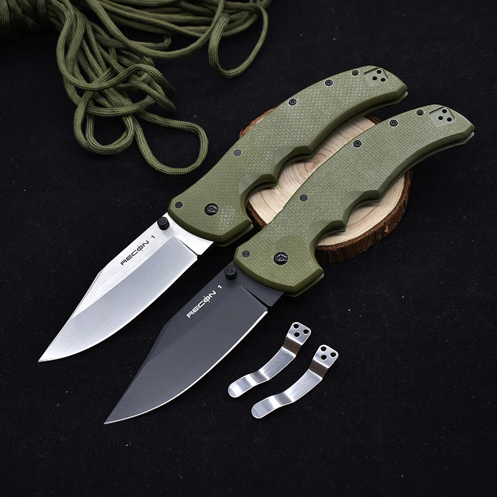 RECON  Pocket Folding Knife Camping Military Knives