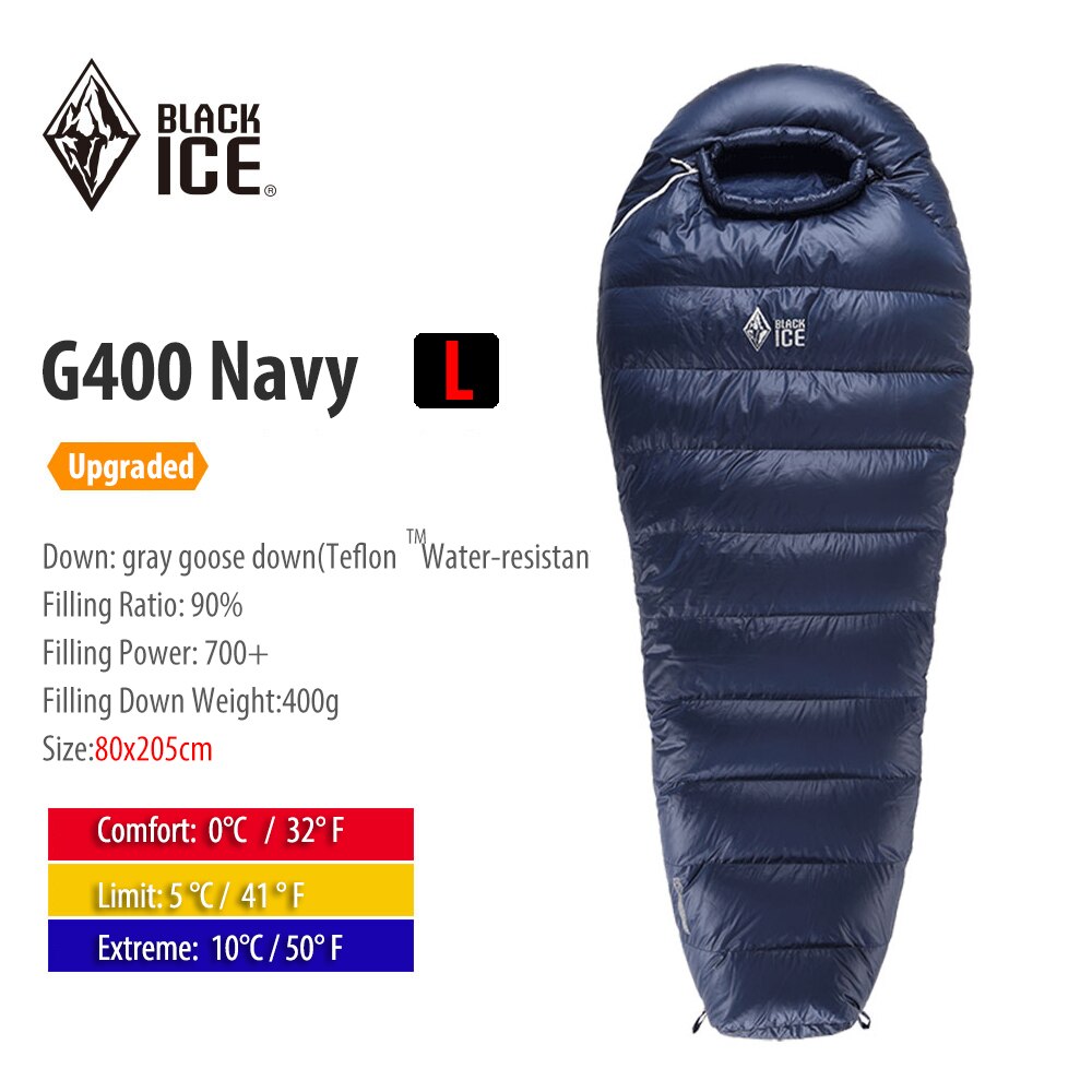 Ultralight Mummy 90% Goose Down Sleeping Bag