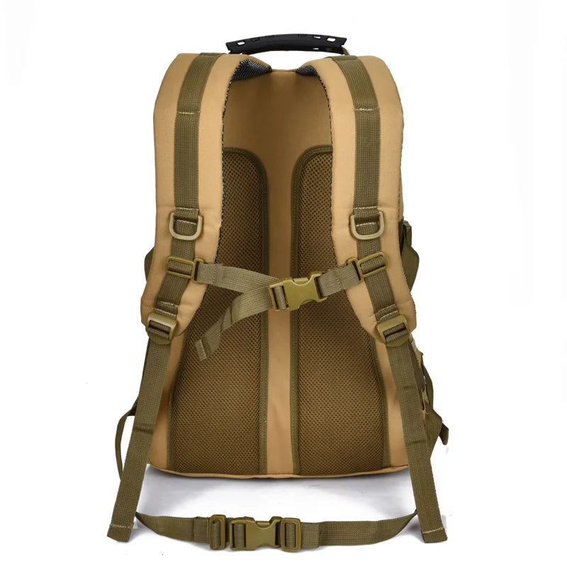 Big Waterproof Mountaineering Military Tactical Backpack Unisex