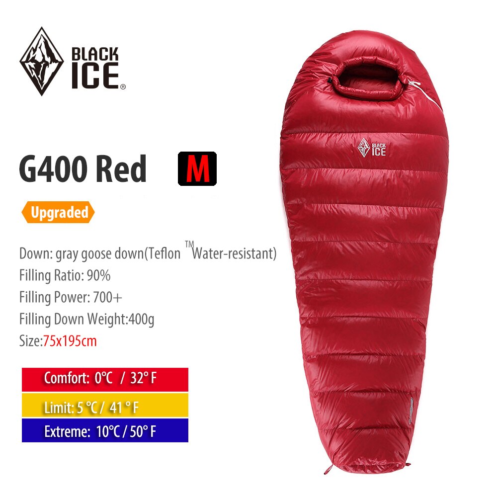 Ultralight Mummy 90% Goose Down Sleeping Bag