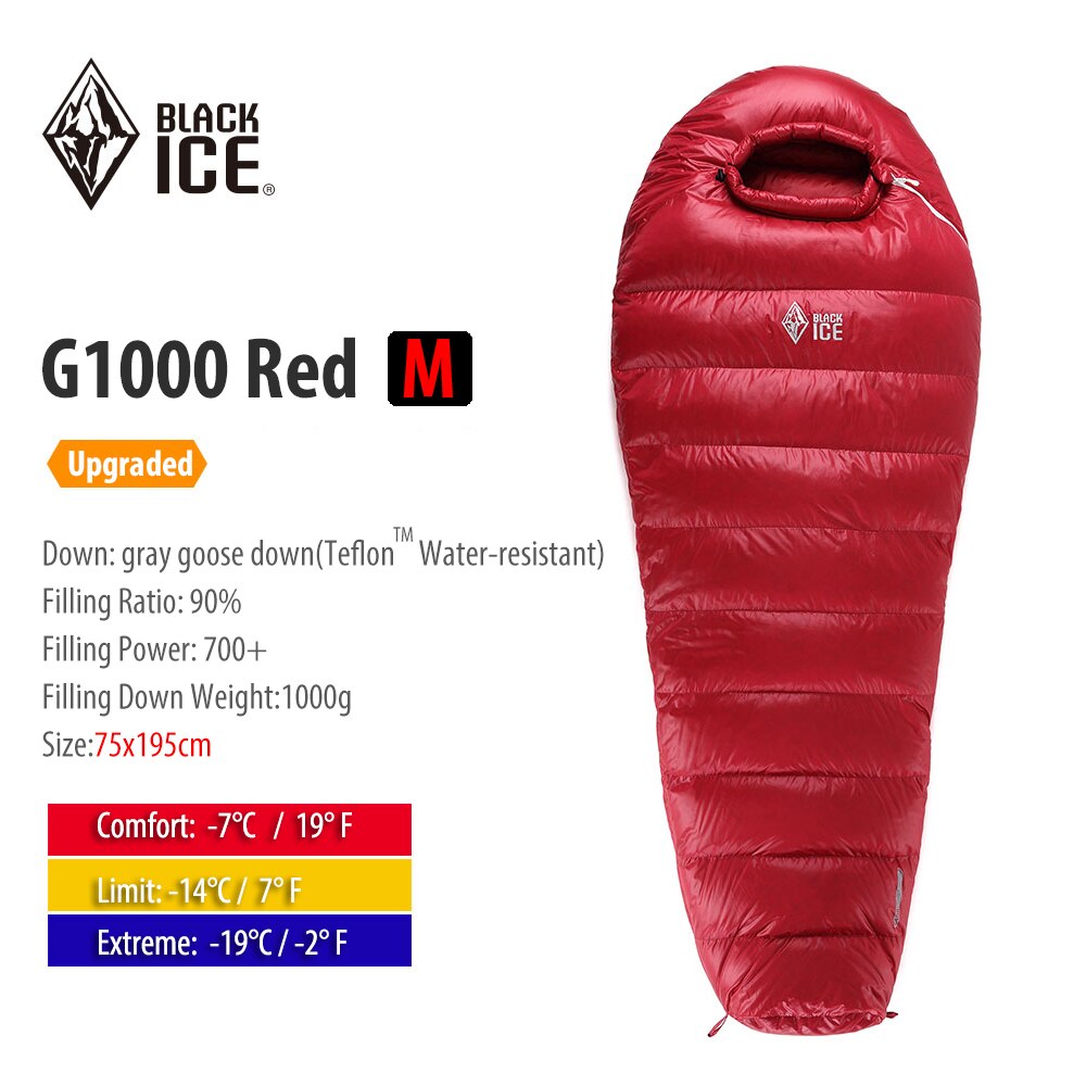 Ultralight Mummy 90% Goose Down Sleeping Bag