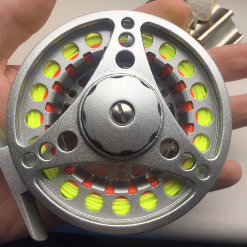 ANGLER DREAM Fly Fishing Reel Fishing Accessories 1/2 3/4 5/6 7/8 WT Aluminum Alloy Carp Gear Tackle Kit Fly Reel Fly Line Combo