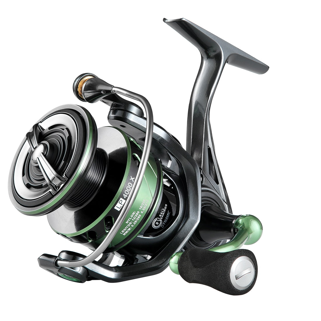 5.2:1 Durable Gear MAX Drag 28lb Smoother Winding Spinning Fishing Reel