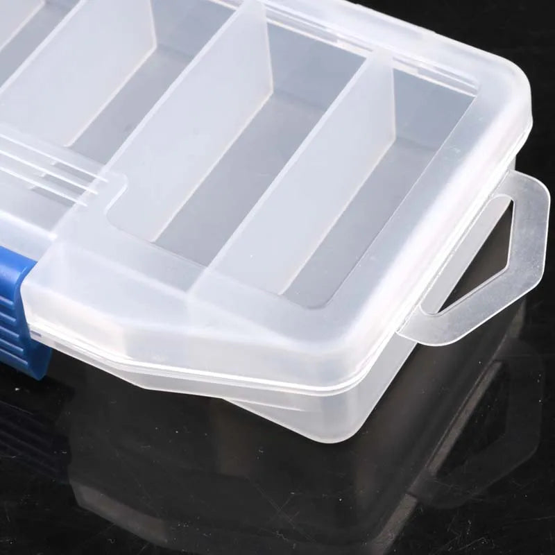 5 Compartments Fishing Tackle Box Storage Case Fly Fishing Lure Spoon Hook Bait Tackle Case Box Fishing Accessories Tools