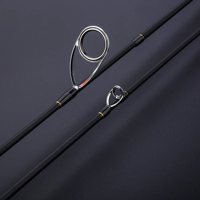 CU DOUBLE NEW 1.8m Lure Fishing Rod Fast Action UL/L Tips Carbon Spinning Rod 2 sections