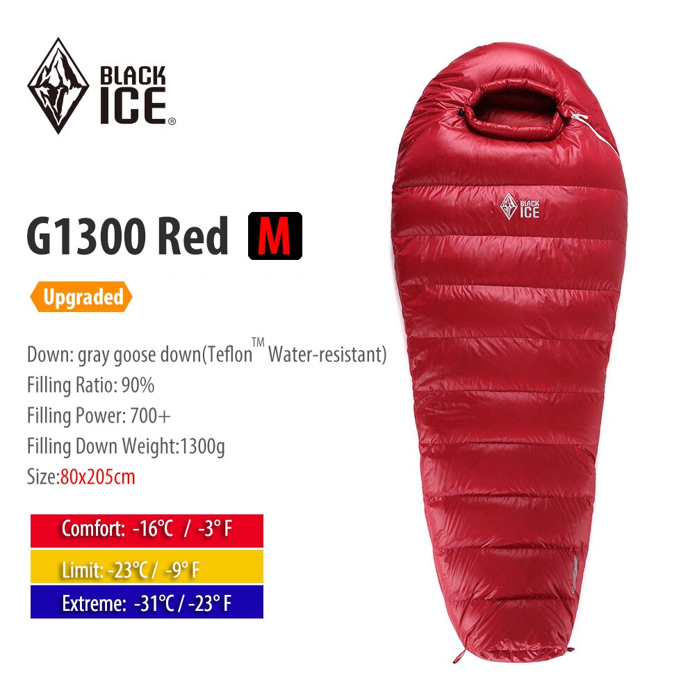 Ultralight Mummy 90% Goose Down Sleeping Bag