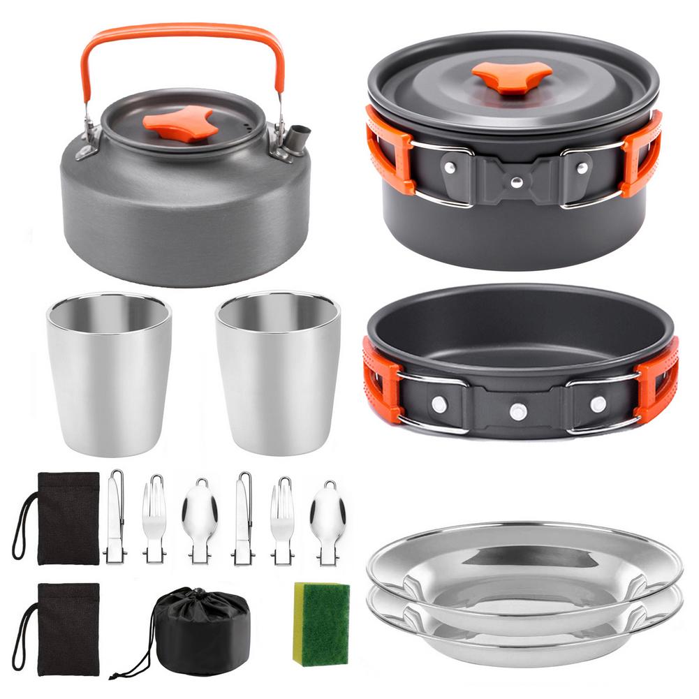 Camping Cookware Portable Pot Pan Cup