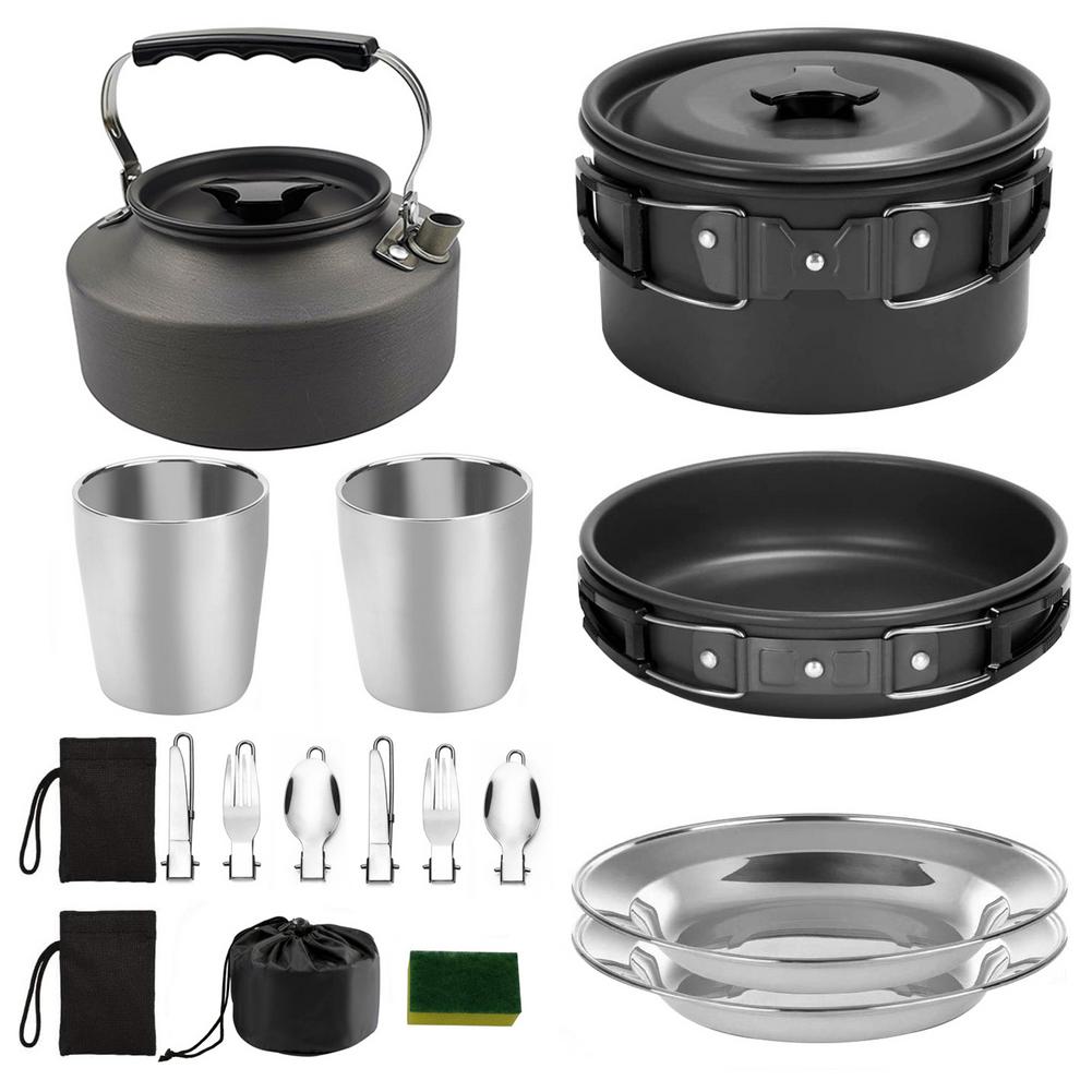 Camping Cookware Portable Pot Pan Cup