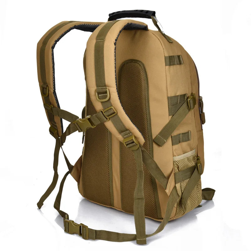 Big Waterproof Mountaineering Military Tactical Backpack Unisex