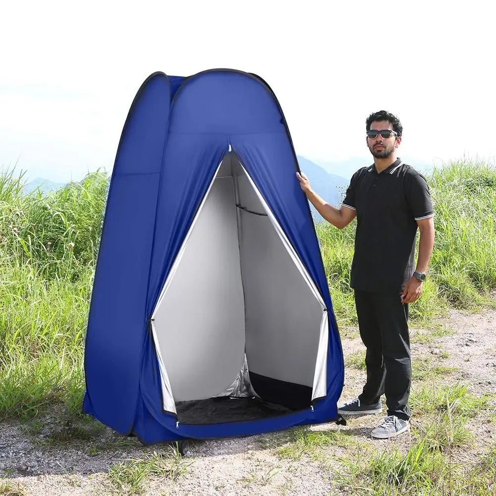 Portable Pop-Up Privacy Shower Tent Spacious Changing Room Outdoor Toilet Shower Bathroom