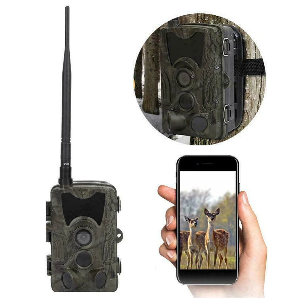 Outdoor 2G MMS SMS SMTP Picture Sent Camera 20MP 1080P Night Vision Cellular Mobile Camera