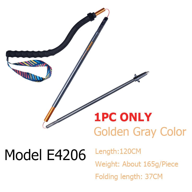 Lightweight Folding Collapsible Quick Lock Trekking Pole