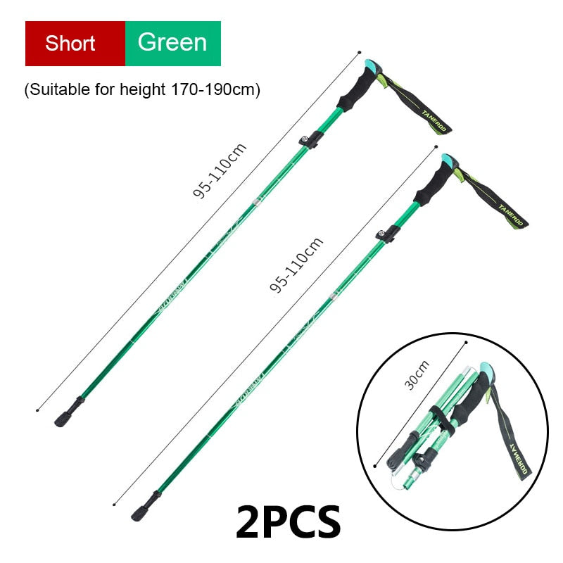 Ultralight Folding Multifunction Trekking Pole