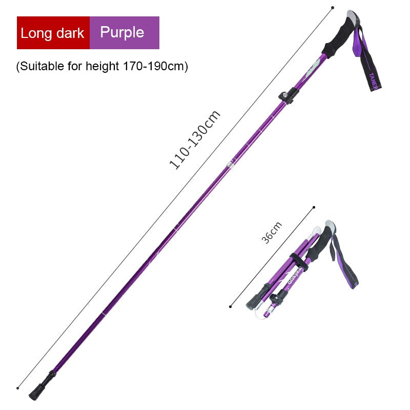 Ultralight Folding Multifunction Trekking Pole