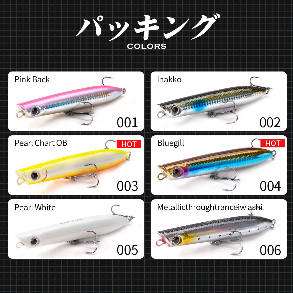 Hunthouse Fishing Topwater Popper Pencil