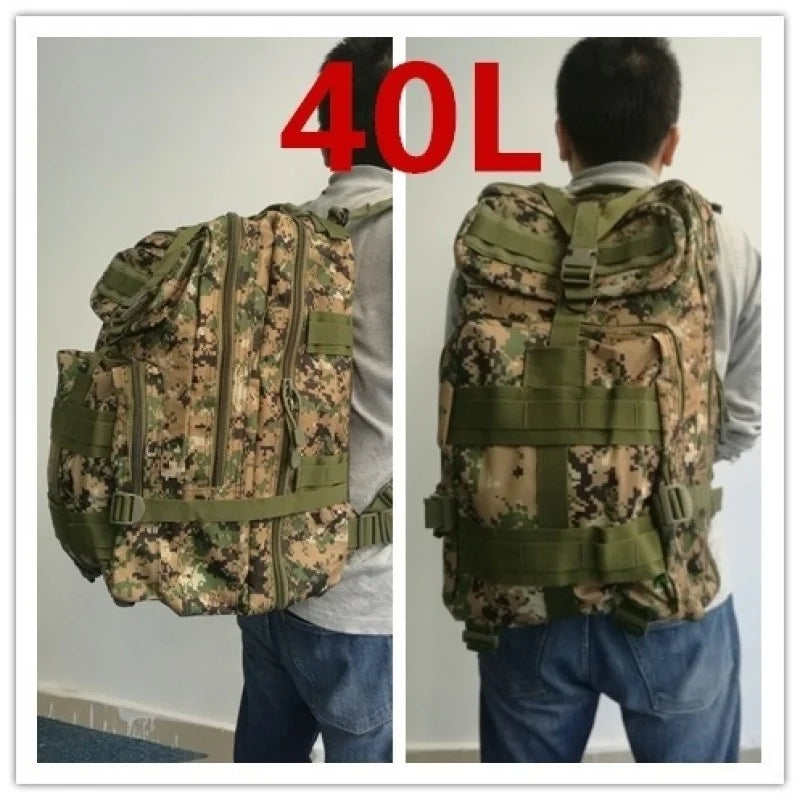 20L/40L Outdoor Rucksacks Tactical Backpack Sports Camping Hiking Trekking Fishing Hunting