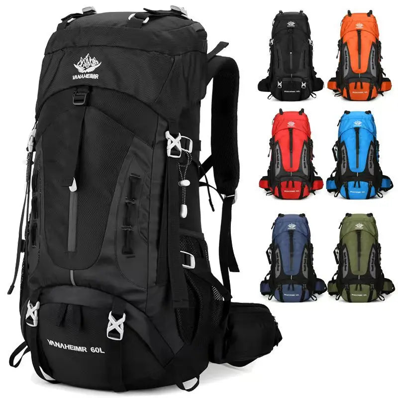 70L Back Packs For Hiking Sport Camping Trekking Waterproof Hiking Bag With Rain Cover