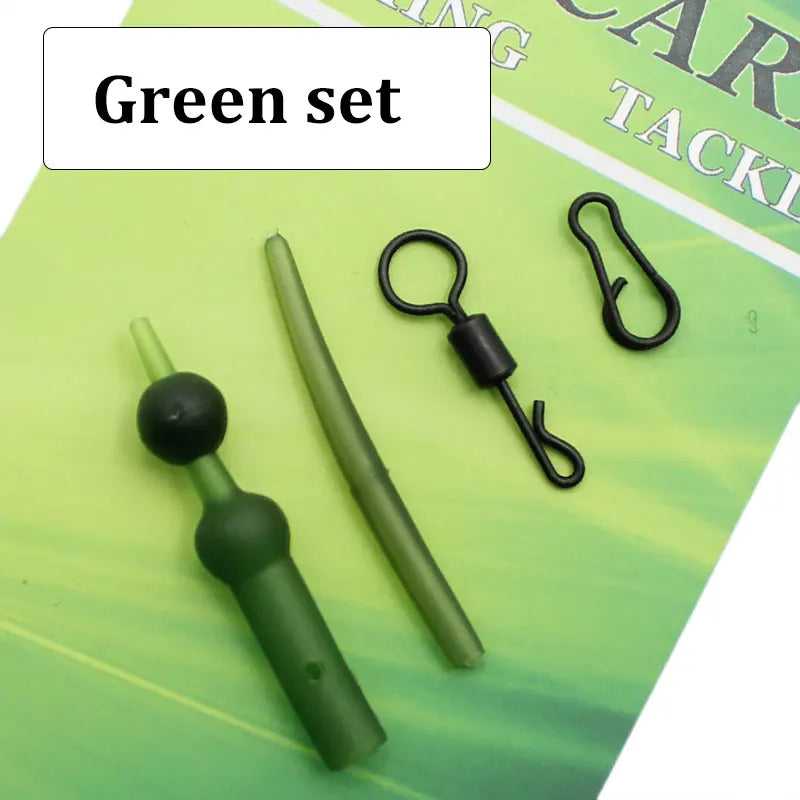 Carp Fishing Accessories Set for Helicopter Rig Chod Heli Buffer Sleeves Quick Change Swivel Line Aligner Multi Clip Kit Tackle