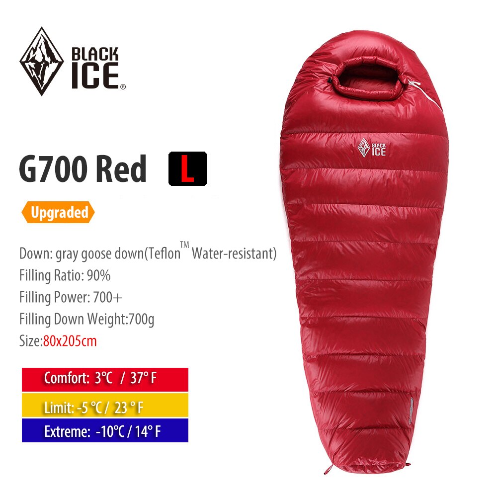 Ultralight Mummy 90% Goose Down Sleeping Bag