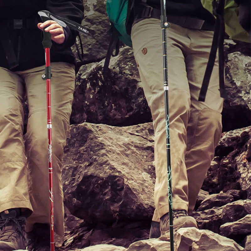 Ultralight Folding Multifunction Trekking Pole