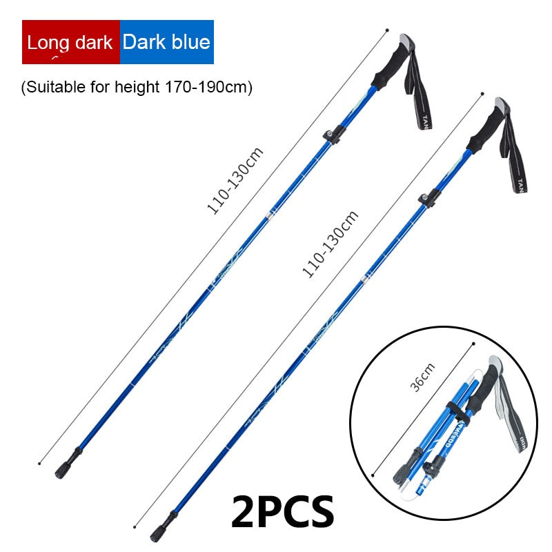 Ultralight Folding Multifunction Trekking Pole