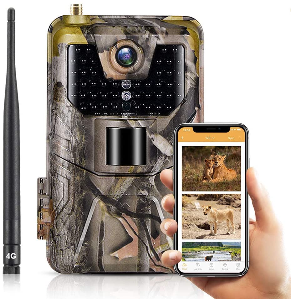 4K Live Video APP Trail Camera Cloud Service 4G 36MP