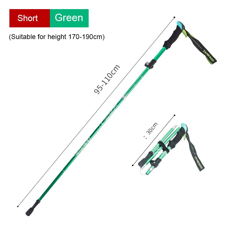 Ultralight Folding Multifunction Trekking Pole