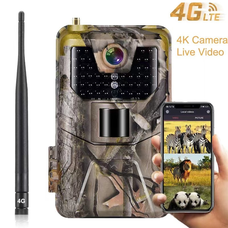 4K Live Video APP Trail Camera Cloud Service 4G 36MP