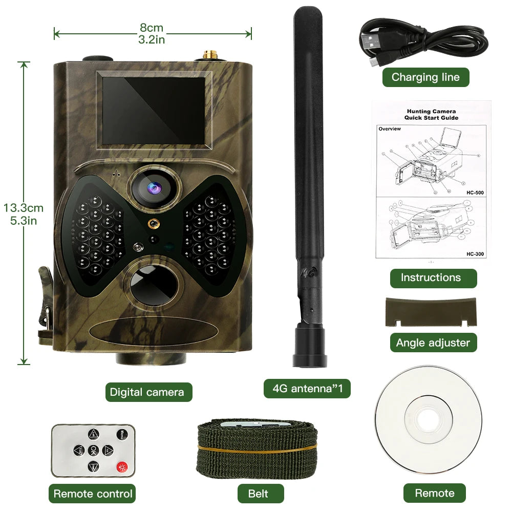 Night Vision Waterproof 12MP Hunting High-definition 2g Trail Camera Waterproof