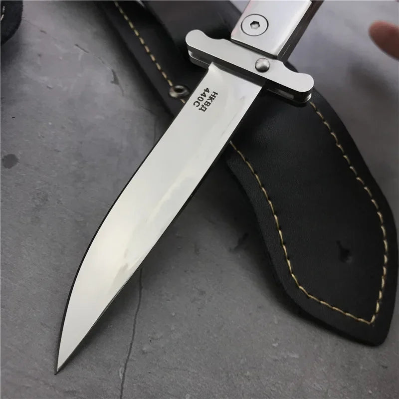 Russian Finka NKVD KGB Folding Knife Outdoor Hunting Knives EDC Pocket Jackknife