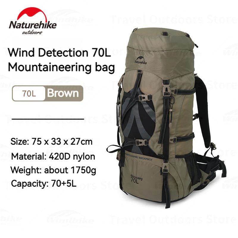 NatureHike Camping Backpack 70 Liters Climbing Hiking