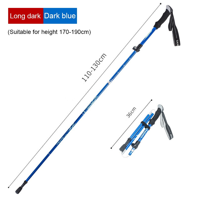 Ultralight Folding Multifunction Trekking Pole