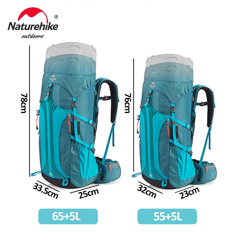 Naturehike Backpack 55L 65L Mans Backpack