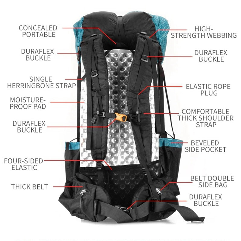 3F UL GEAR QiDian Hiking Backpack 40+16L